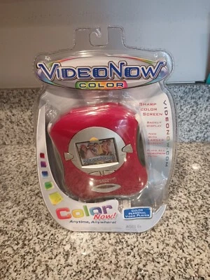 Reproductor de video personal Video Now color Hasbro sellado de fábrica rojo D-4 Foto 1 de 2