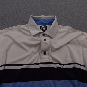 FootJoy Golf Polo Shirt Short Sleeve Men's M ColorBlock Rugby Performance - Picture 1 of 6