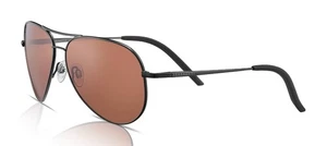 Serengeti Carrara 8297 Sole Gunmetal Lucido/Marrone Minerale Polarizzate Driver - Foto 1 di 3