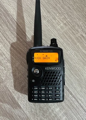 KENWOOD TH-F6A 144/220/440 MHz HT 100-1300 MHz Receive AM FM SSB - Image 1 of 4