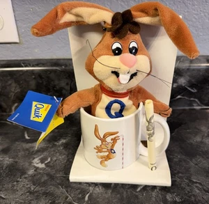 1998 Vintage Nestle Quik Bunny Becher Set - Plüsch Hase - Bild 1 von 18