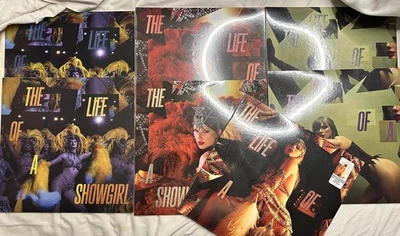 taylor swift the life of a showgirl Vinyl Bundle Set - All 7 Exklusive Editions - Bild 1 von 4