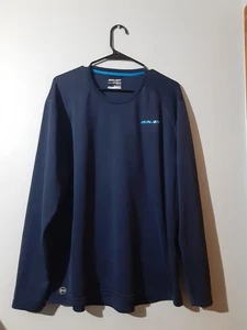  Camisa Bauer Entrenamiento Calce Camisa Para Hombre Talla XL/TG Azul Manga Larga Activa Informal - Imagen 1 de 4