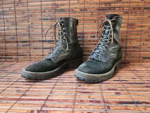 NICK'S HANDMADE BOOTS SINCE 1964 Roughout & Smooth 10” Work Boots SIZE 10 ½ A - Picture 1 of 24