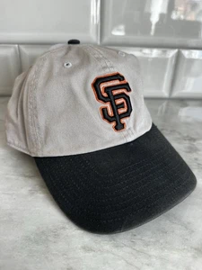 47 brand san francisco giants Baseball Hat Black Strapback Adjustable Dad Hat - Picture 1 of 4