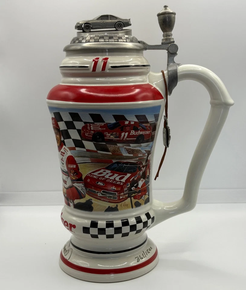 Auténtico Bill Elliott Racing Nascar 1993 #11 con tapa Stein firmado CS196SE Foto 1 de 4