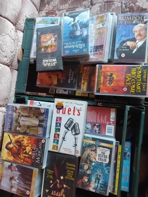 VHS Video Tape Bundle Job Lot - 30 Random VHS TAPES from The 80s And 90s - Image 1 of 4