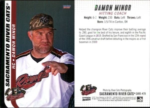 Damon Minor 2021 Choice Sacramento River Cats #29 RC FREE SHIP *AutographDen* - Picture 1 of 1