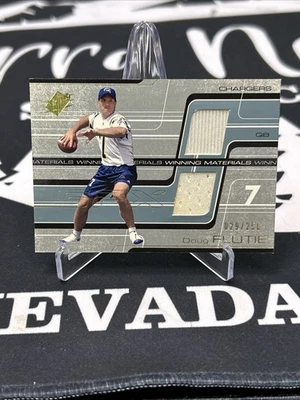 2001 SPx #WM-DF Doug Flutie Winning Materials #/250 Chargers Game Used Jersey - Image 1 of 2