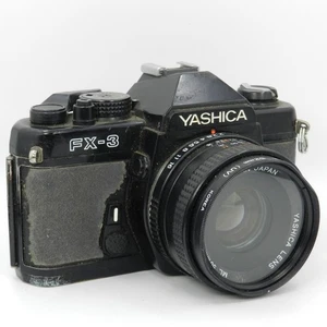 Cámara SLR Yashica FX-3 35 mm DE COLECCIÓN con lente 50 mm 1:2 / Haze 52 mm - SIN PROBAR - Imagen 1 de 15