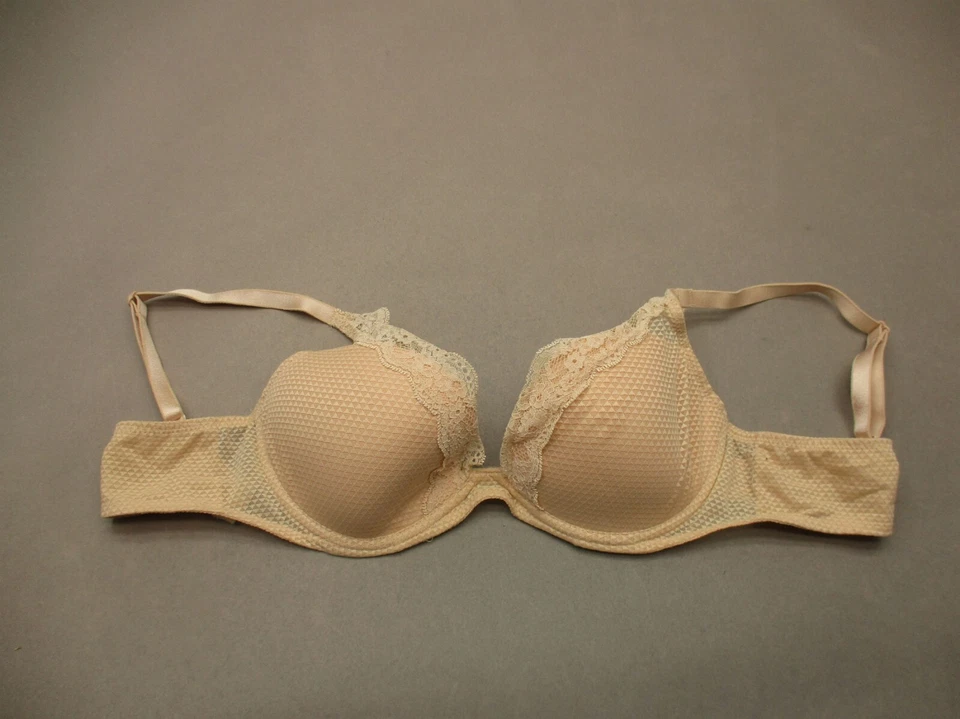 Sujetador 32D PASSIONATA Mujer Beige Encaje Forrado Con Aros Cierre Trasero Demi 5F Foto 1 de 4