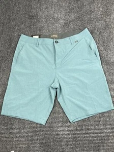 LINKSOUL Shorts Medium Men's Golf Seaspray Green perforated temperature control - Picture 1 of 4