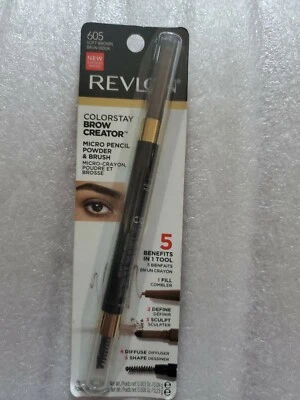 Revlon Colorstay Brow Creator 605 Soft Brown (5 Benefits In 1 Tool) - Image 1 of 2
