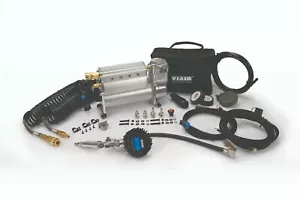 VIAIR 105 PSI Automatic Deployment Air Compressor Kit w/ Tank for Tire Inflation - Foto 1 di 1