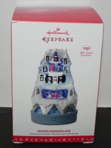 HALLMARK Keepsake ~ WINTER WONDERLAND - Magic Light, Sound & Motion - Free Ship! - Picture 1 of 8