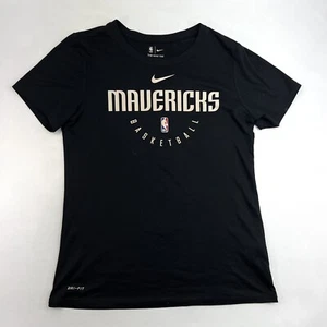 Nike The Nike Tee Dallas Mavericks Basketball Dri-fit Athletic Cut Girls Top S - Picture 1 of 9
