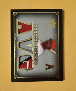 2008 Upper Deck Premier Swatches /47 Howie Kendrick #PS-HK 3 Color Patch Jersey