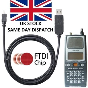 UNIDEN UBC3300XLT FTDI USB Kabel do programowania Skaner ołowiowy HAM Radio Bearcat - Zdjęcie 1 z 4