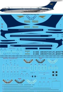 STS44-276 BOAC Super VC-10 with Gold Foil Speedbird and BOAC decal 1/144 Scale - Picture 1 of 3