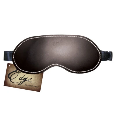 Genuine Leather Blindfold Handmade Eye Mask Handcrafted in the USA - Image 1 of 4