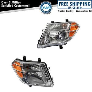 DEPO Headlight Lamp Assembly LH RH Kit Pair for Nissan Pathfinder New