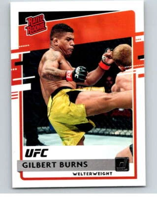 2021 Panini MMA Chronicles  Donruss Rated Rookies #30 Gilbert Burns V85013 - Image 1 of 2
