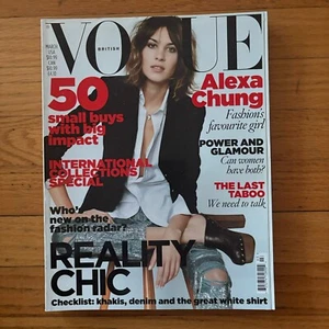 Vogue British Magazine March 2010 Alexa Chung Internatl Special UK Import RARE - Picture 1 of 3
