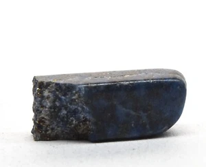 7ct 16mm Lapis Lazulie Slice Specimen Natural Crystal Mineral Stone Afghanistan - Picture 1 of 4