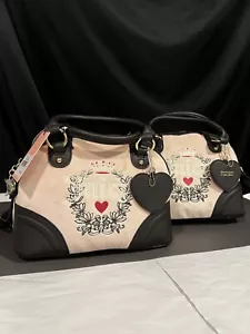 Juicy Couture Pink Diamond Dome Heritage Satchel Bag New W Tags Strap Cute! 💖 - Picture 1 of 12