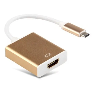 Câble adaptateur USB-C Type C USB 3.1 mâle vers HDMI femelle HDTV 1080p pour MacBook - Photo 1 sur 10