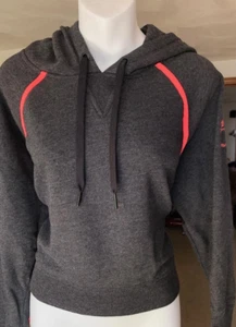Calvin Klein Performance Hoodie Womens XL Cropped Sweatshirt Hooded - Picture 1 of 5