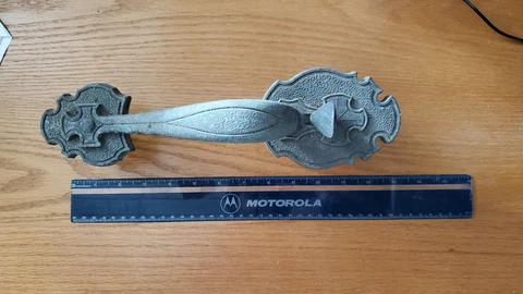 Large Cast Iron Metal Antique Barn Gate Cabinet Handle Barn Door Pull Cover