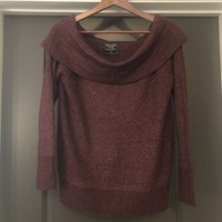 Abercrombie & Fitch Womens Burgundy Sweater Size M