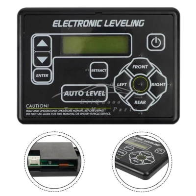 1X New Black Electronic Leveling Control Panel for RVs Compatible with 421484 - Image 1 of 4