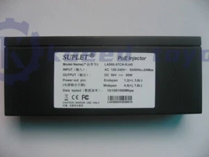 1PC New SUPLET LAS60-57CN-RJ45 60W Haikang With Power cord POE power module - Picture 1 of 2