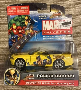 Maisto Marvel Die-Cast Collection Power Racers Wolverine 2010 FORD MUSTANG GT - Picture 1 of 4
