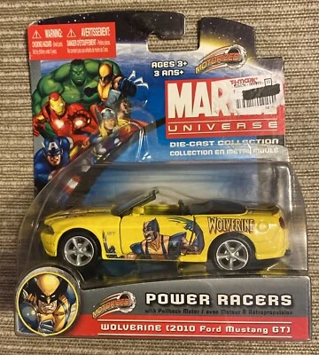 Maisto Marvel Die-Cast Collection Power Racers Wolverine 2010 FORD MUSTANG GT - Image 1 of 4