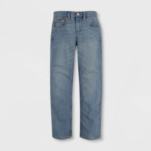 Levi's Boys' 514 Straight Fit Flex Stretch Medium Wash Demin Jeans, Size 4 REG - Picture 1 of 3