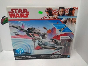 STAR WARS Resistance Ski Speeder Captain Poe Dameron Hasbro Force Link SEALED  - Picture 1 of 6