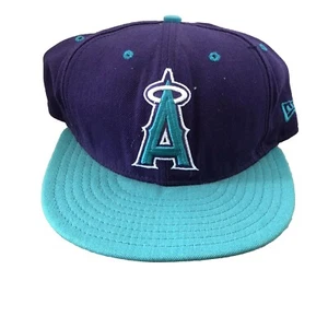 New Era 59Fifty Los Angeles Angels Anaheim MLB Cap Mütze Herren Lila - Größe 7 1/4 - Bild 1 von 7