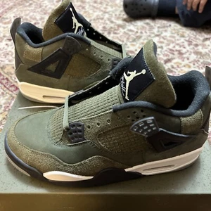 Size 9 - Jordan 4 SE Retro Low Craft - Olive - Picture 1 of 11