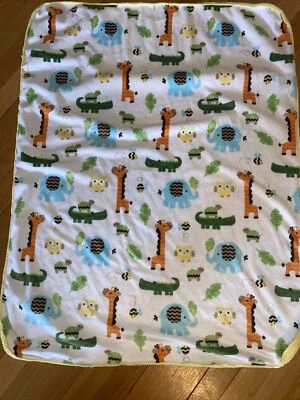 Circo Jungle Zoo Bebé Manta Jirafa Elefante Caimán Tortuga Animales Foto 1 de 4