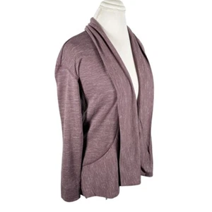 Kuhl Helix Wrap Purple Space Dye Print Cardigan Topper Pockets Outdoors Size S - Picture 1 of 9