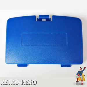 GameBoy Color compartimento de batería tapa GBC batería plegable Game Boy Battery Cover azul - Imagen 1 de 1