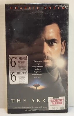 The Arrival (VHS, 1996) Charlie Sheen.  BlockBuster Video.  - Image 1 of 4
