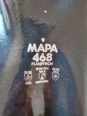 Handschuhe MAPA FLUOTECH 468 T 9 - Bild 1 von 2