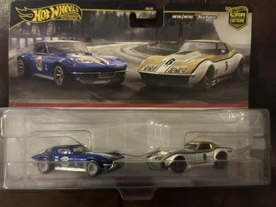 2022 Hot Wheels Car Culture 2 Pack Premium Set '16 Ford GT Race White & Blue - Image 1 of 2