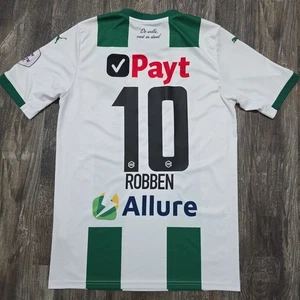 2021 Puma FC Groningen Home Soccer Jersey Arjen Robben Men M Eredivise Holland - Picture 1 of 9