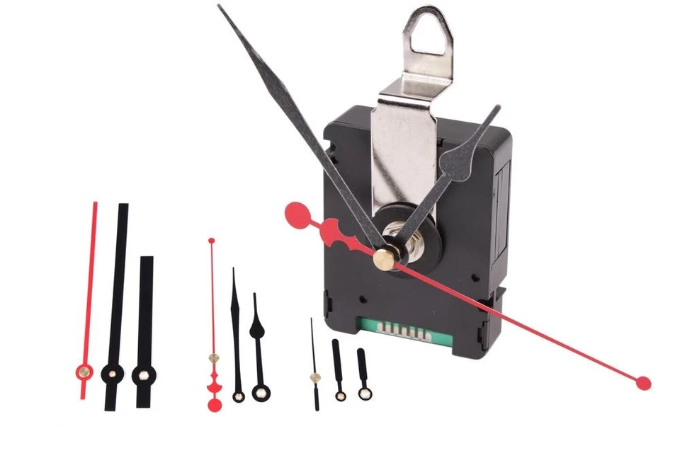 Funkuhrwerk DCF Uhrwerk schleichend leise Aluzeiger 2021 Funk Lautlos Quartz Uhr