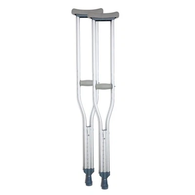 BodyMed Aluminum Crutches, Adult – Pair of Lightweight, Height Adjustable - Image 1 of 4
